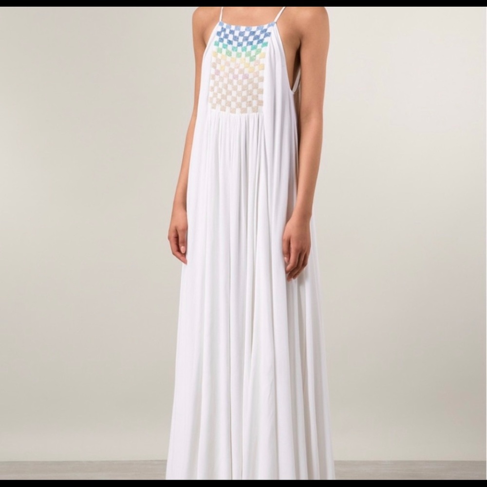 Mara Hoffman Trapeze Beaded Dress
